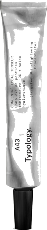 Typology Concentré Local Tenseur - Complexe de Peptides Inhibiteurs 10% + Acide Hyaluronique