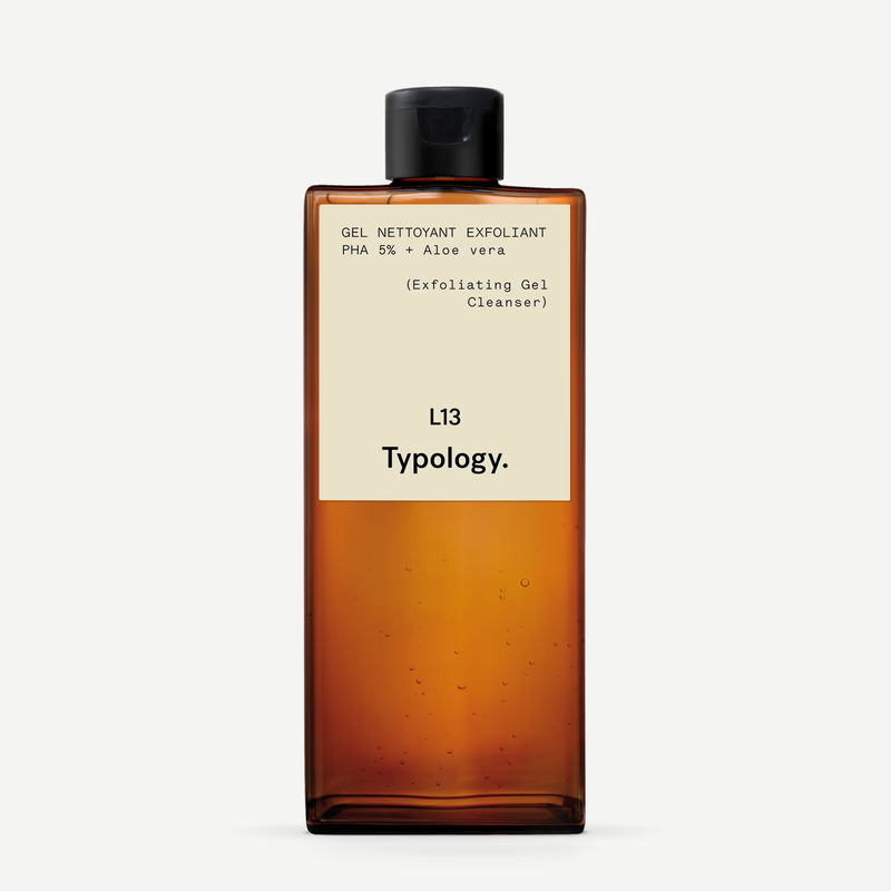 Typology Gel Nettoyant Exfoliant PHA 5% + Aloe Vera