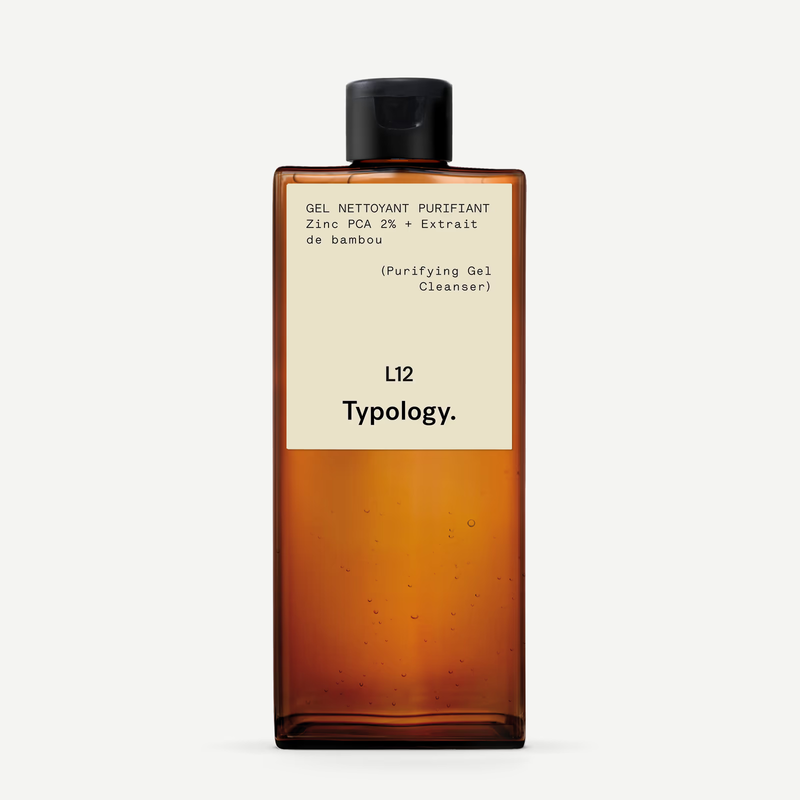 Typology Gel Nettoyant Purifiant Zinc PCA 2% + Extrait de Bambou
