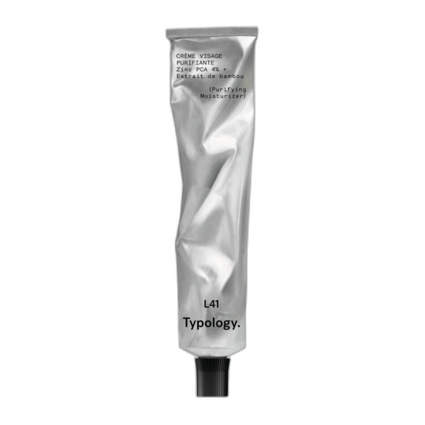 Typology Crème Visage Purifiante Zinc PCA 4% + Extrait de Bambou
